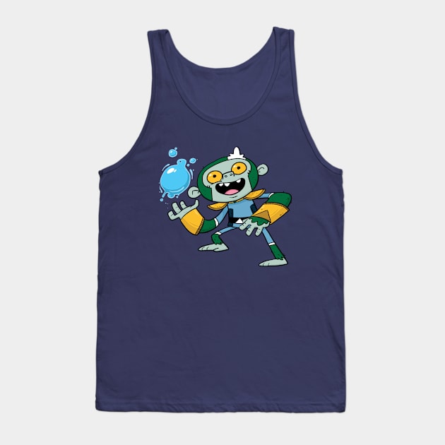 SuperBeasts - Aqua Ape Tank Top by striffle